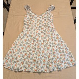 Fair Haven Light Blue Pastel Floral Maxi Slip Dress Plus Size 1XL